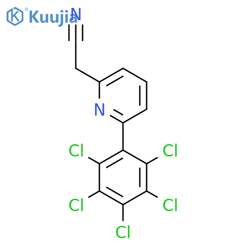 6-(Perchlorophenyl)pyridine-2-acetonitrile structure