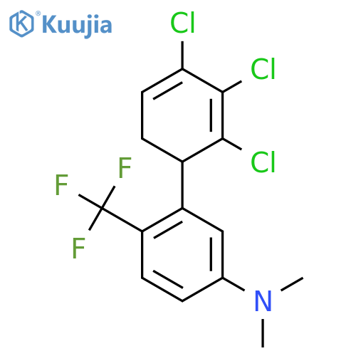 Dimethyl-[3-(2,3,4-trichlorocyclohexa-2,4-dienyl)-4-trifluoromethyl-phenyl]-amine structure