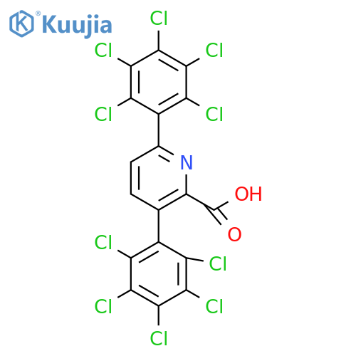 3,6-Bis(perchlorophenyl)picolinic acid structure