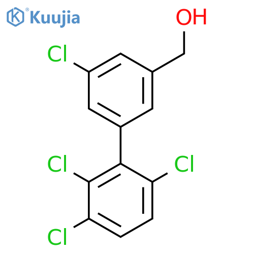 5,2',3',6'-Tetrachlorobiphenyl-3-methanol structure