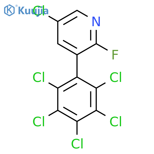 5-Chloro-2-fluoro-3-(perchlorophenyl)pyridine structure