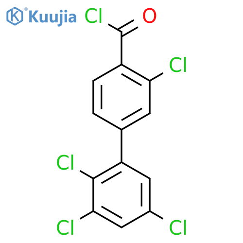 3,2',3',5'-Tetrachlorobiphenyl-4-carbonyl chloride structure