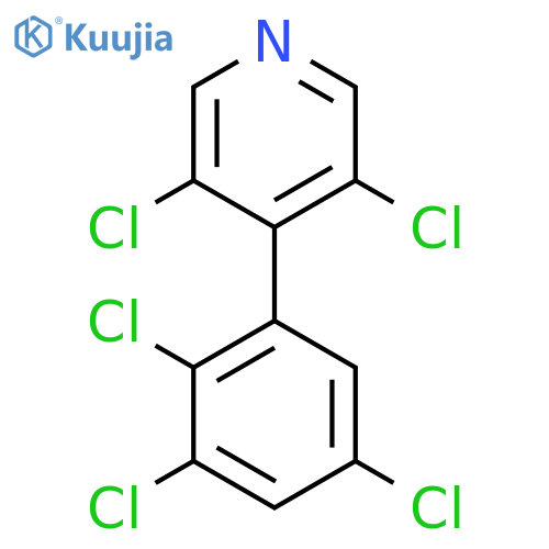 3,5-Dichloro-4-(2,3,5-trichlorophenyl)pyridine structure