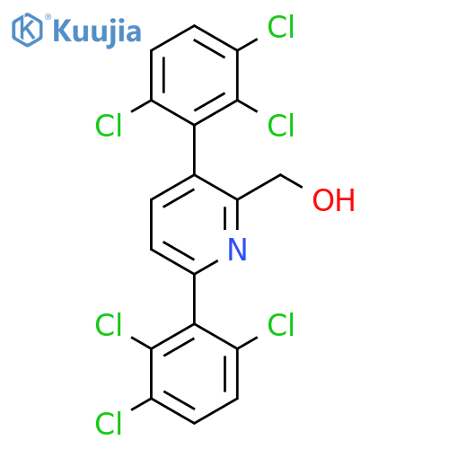 3,6-Bis(2,3,6-trichlorophenyl)pyridine-2-methanol structure
