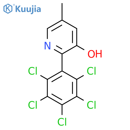 3-Hydroxy-5-methyl-2-(perchlorophenyl)pyridine structure
