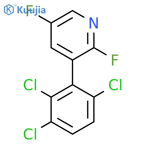 2,5-Difluoro-3-(2,3,6-trichlorophenyl)pyridine structure