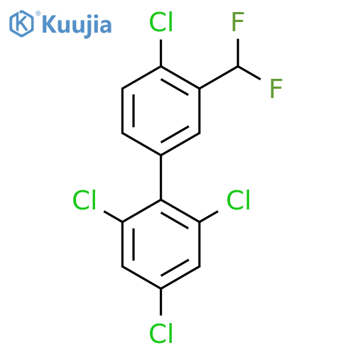 3'-(Difluoromethyl)-2,4,6,4'-tetrachlorobiphenyl structure