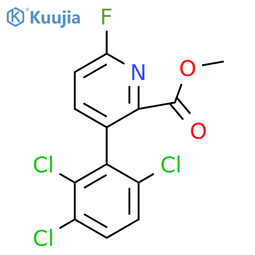 Methyl 6-fluoro-3-(2,3,6-trichlorophenyl)picolinate structure