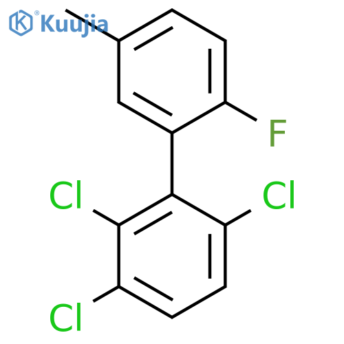 2'-Fluoro-5'-methyl-2,3,6-trichlorobiphenyl structure