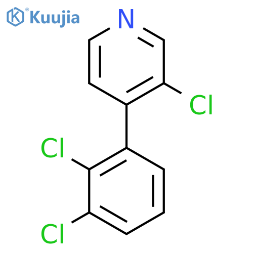 3-Chloro-4-(2,3-dichlorophenyl)pyridine structure