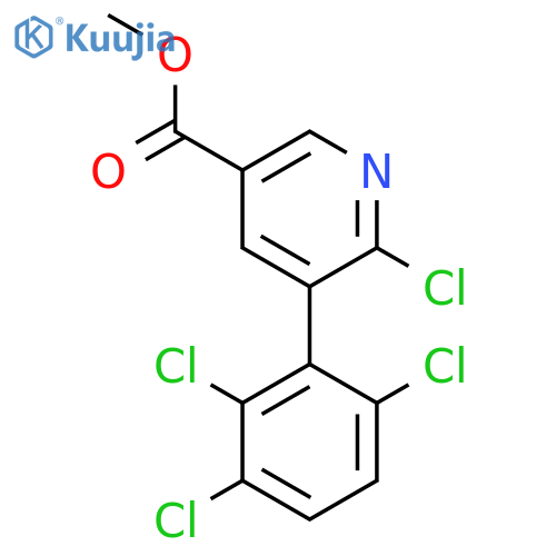 Methyl 6-chloro-5-(2,3,6-trichlorophenyl)nicotinate structure