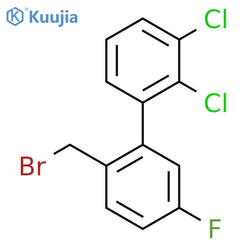 2'-Bromomethyl-2,3-dichloro-5'-fluoro-biphenyl structure