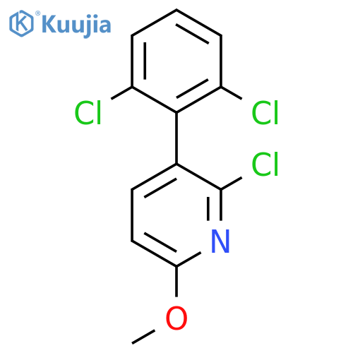 2-Chloro-3-(2,6-dichlorophenyl)-6-methoxypyridine structure
