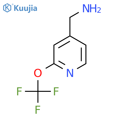 [2-(trifluoromethoxy)-4-pyridyl]methanamine structure