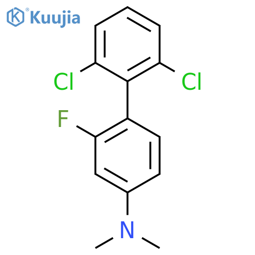 Dimethyl-(2',6'-dichloro-2-fluoro-biphenyl-4-yl)-amine structure