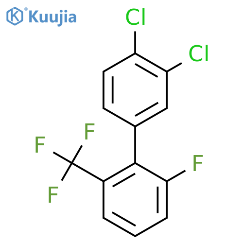 3,4-Dichloro-6'-fluoro-2'-trifluoromethyl-biphenyl structure