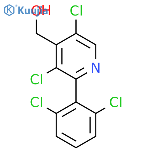 3,5-Dichloro-2-(2,6-dichlorophenyl)pyridine-4-methanol structure