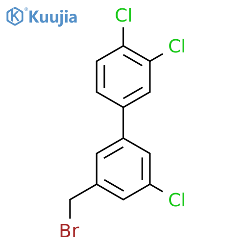 3'-Bromomethyl-5'-chloro-3,4-dichloro-biphenyl structure