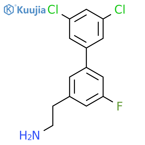 2-(3',5'-Dichloro-5-fluoro-biphenyl-3-yl)-ethylamine structure