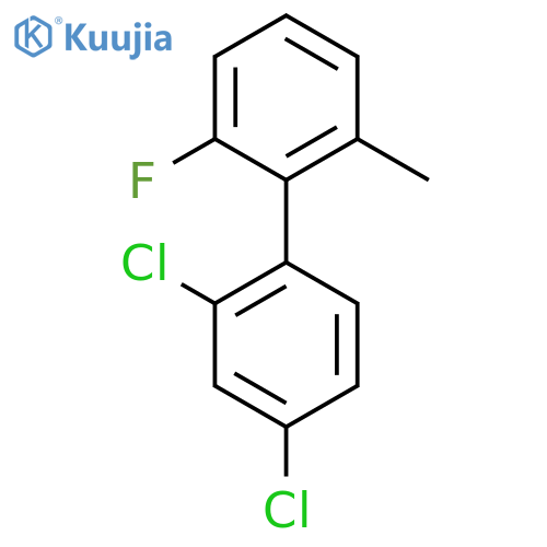 2,4-Dichloro-6'-fluoro-2'-methyl-biphenyl structure