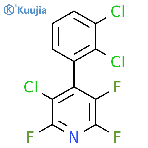 3-Chloro-4-(2,3-dichlorophenyl)-2,5,6-trifluoropyridine structure