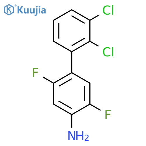 2',3'-Dichloro-2,5-difluoro-biphenyl-4-ylamine structure