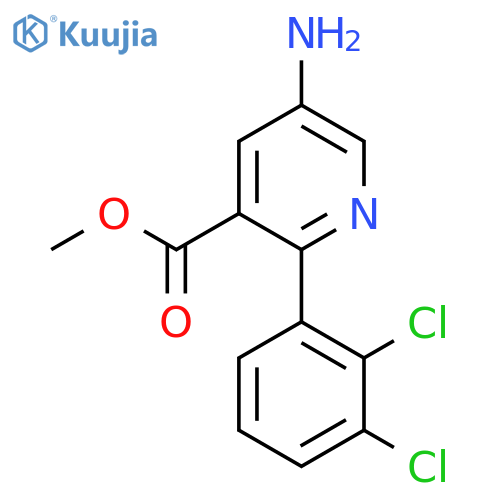 Methyl 5-amino-2-(2,3-dichlorophenyl)nicotinate structure