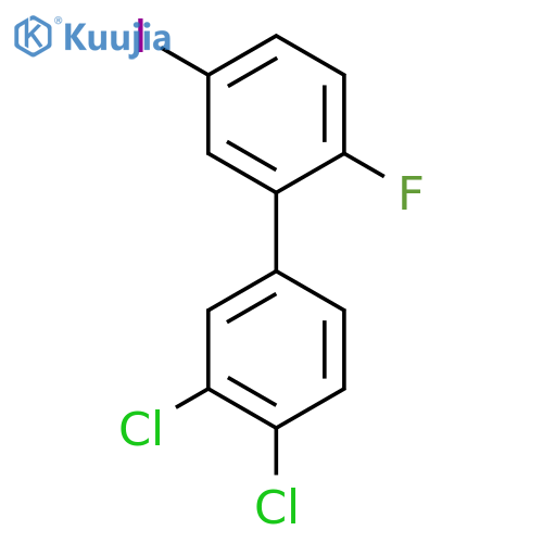 3,4-Dichloro-2'-fluoro-5'-iodo-biphenyl structure