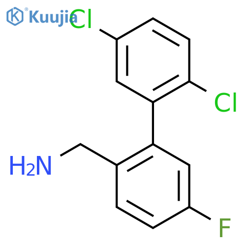 C-(2',5'-Dichloro-5-fluoro-biphenyl-2-yl)-methylamine structure