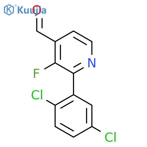 2-(2,5-Dichlorophenyl)-3-fluoroisonicotinaldehyde structure