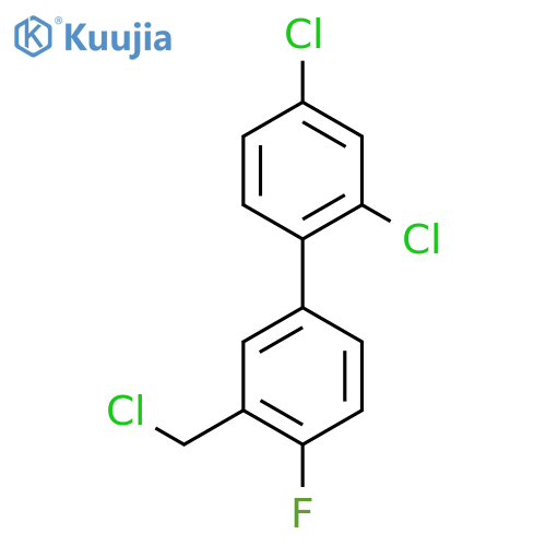 3'-Chloromethyl-2,4-dichloro-4'-fluoro-biphenyl structure