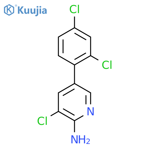 2-Amino-3-chloro-5-(2,4-dichlorophenyl)pyridine structure
