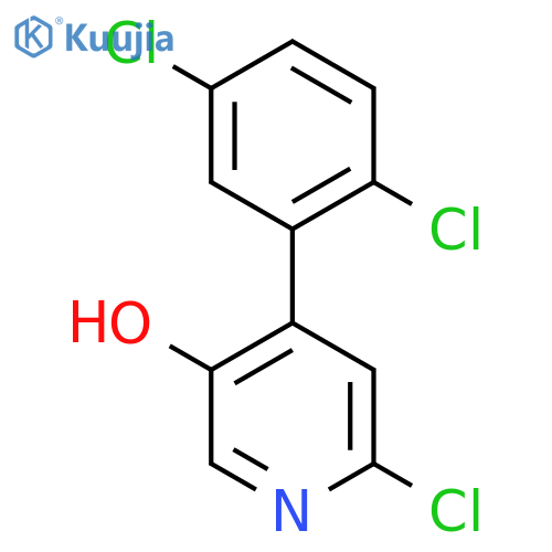 2-Chloro-4-(2,5-dichlorophenyl)-5-hydroxypyridine structure