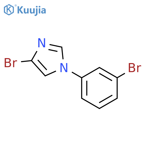 4-Bromo-1-(3-bromophenyl)imidazole structure