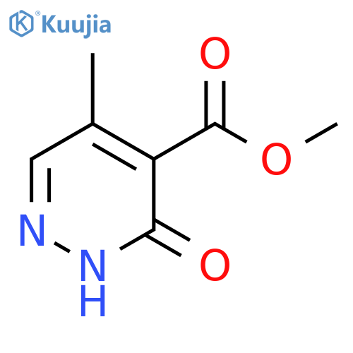 methyl 5-methyl-3-oxo-2,3-dihydropyridazine-4-carboxylate structure