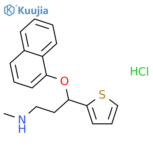 Duloxetine hydrochloride structure
