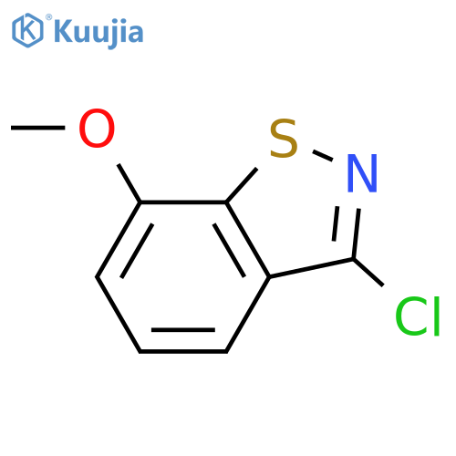 3-chloro-7-methoxy-1,2-benzothiazole structure