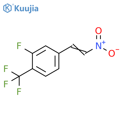 2-fluoro-4-(2-nitroethenyl)-1-(trifluoromethyl)benzene structure