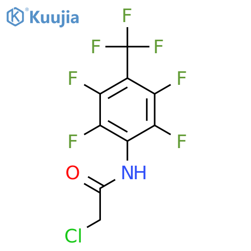 2-Chloro-N-[2,3,5,6-tetrafluoro-4-(trifluoromethyl)phenyl]acetamide structure