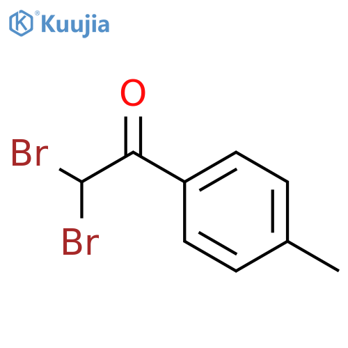 2,2-Dibromo-1-(4-methylphenyl)ethanone structure