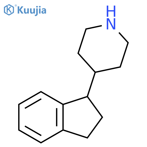 4-(2,3-dihydro-1H-inden-1-yl)piperidine structure