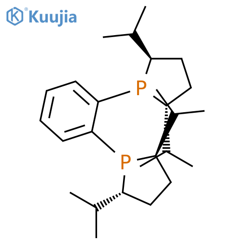 (2R,5R)-1-[2-[(2R,5R)-2,5-diisopropylcyclopentyl]phenyl]-2,5-diisopropyl-phospholane structure