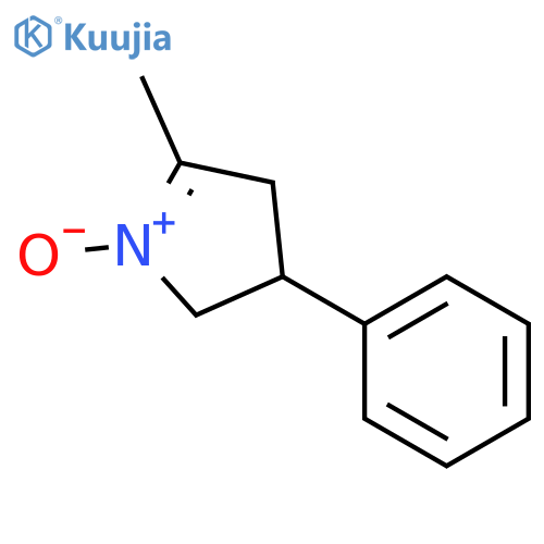2H-Pyrrole, 3,4-dihydro-5-methyl-3-phenyl-, 1-oxide structure