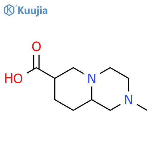 2-methyl-1,3,4,6,7,8,9,9a-octahydropyrido[1,2-a]pyrazine-7-carboxylic acid structure