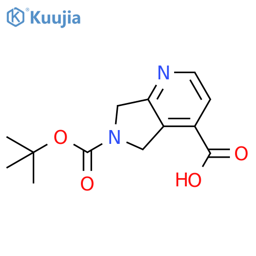 6H-Pyrrolo[3,4-b]pyridine-4,6-dicarboxylic acid, 5,7-dihydro-, 6-(1,1-dimethylethyl) ester structure