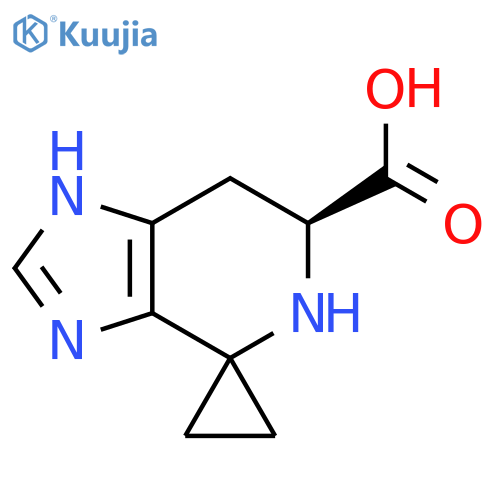 (S)-3',5',6',7'-Tetrahydrospiro[cyclopropane-1,4'-imidazo[4,5-C]pyridine]-6'-carboxylic acid structure