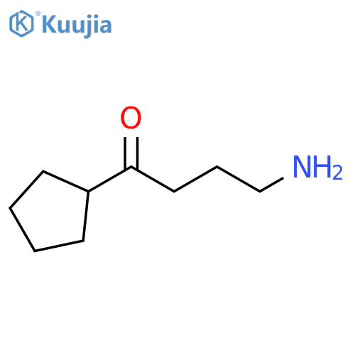 1-Butanone, 4-amino-1-cyclopentyl- structure