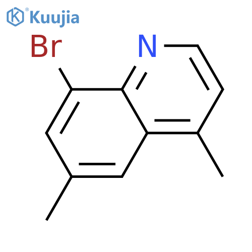 8-Bromo-4,6-dimethylquinoline structure