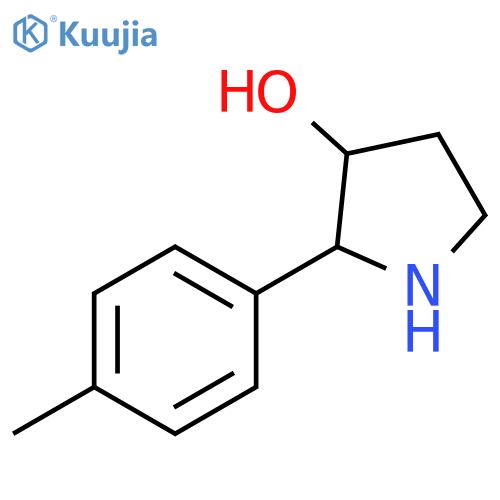 2-(4-methylphenyl)pyrrolidin-3-ol structure