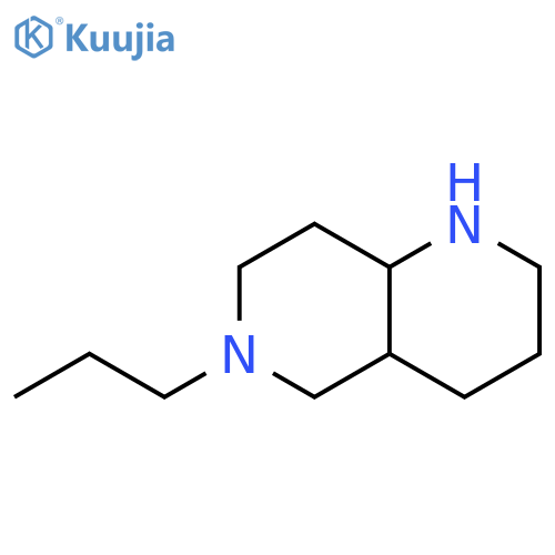1,6-Naphthyridine, decahydro-6-propyl- structure